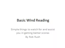 Basic Wind Reading
