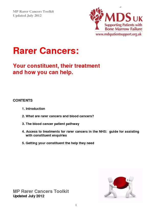 MP Rarer Cancers Toolkit