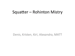 Squatter –