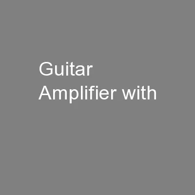 Guitar Amplifier with