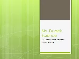 Ms. Dudek Science