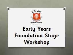 Early Years Foundation Stage Workshop