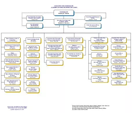 EXECUTIVE VICE CHANCELLOR  ACADEMIC AFFAIRS ORGANIZATION CHART Acts for the Executive