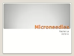 Microneedles