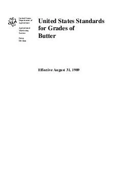 United States Department of Agriculture Agricultural Marketing Service Dairy Div