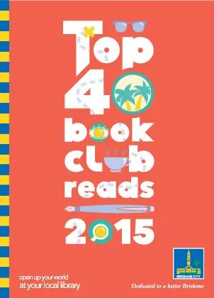 Top 40 Book Club Readsreading selections. Ranging from new releases to