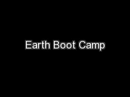 Earth Boot Camp