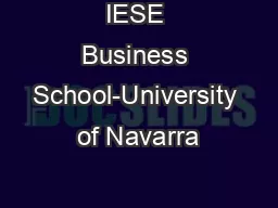 IESE Business School-University of Navarra