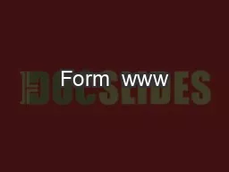 Form  www