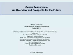 Ocean Reanalyses-