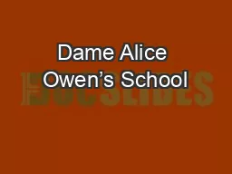 Dame Alice Owen’s School