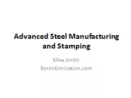 Advanced Steel Manufacturing and Stamping
