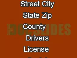 Page  CHARGE ACCOUNT AGREEMENT Date    Name of Credit Patron  Address     Street City State Zip County    Drivers License  Social SecurityTaxpayer ID  Telephone  THIS AGREEMENT Made and entered on th