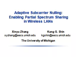 Adaptive Subcarrier