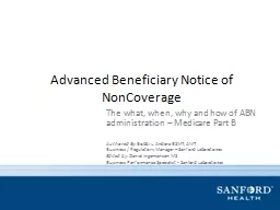 Advanced Beneficiary Notice of