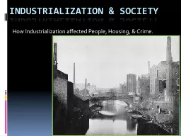 Industrialization & Society