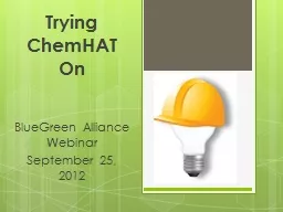 Trying ChemHAT