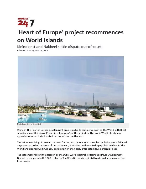 Europe'projectrecommences