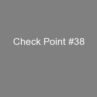 Check Point #38