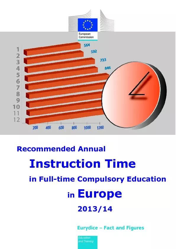 in Full-time Compulsory Education Instruction Time in EuropeRecommende