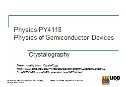 Physics PY4118