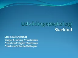 Udviklingspsykologi