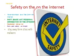 S afety on the on the internet