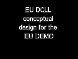 EU DCLL conceptual design for the EU DEMO