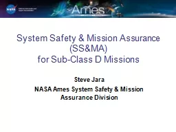System Safety & Mission Assurance (