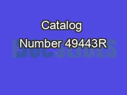 Catalog Number 49443R