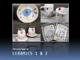 ceramics 1 & 2