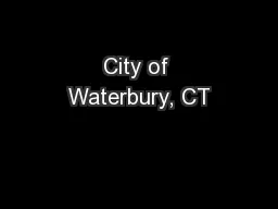 City of Waterbury, CT