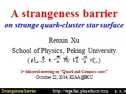 Strangeness barrier