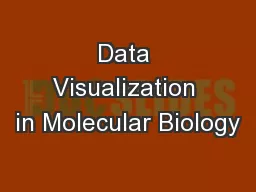 Data Visualization in Molecular Biology