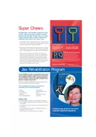 A stepbystep program for developing biting  chewing skills  JAW REHABILITATION PROGRAM