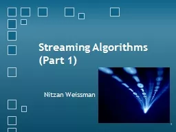 Streaming Algorithms (Part 1)