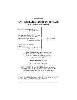 PUBLISHED UNITED STATES COURT OF APPEALS FOR THE FOURTH CIRCUIT OUIS V UITTON M ALLETIER S