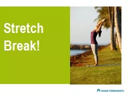 Stretch Break!