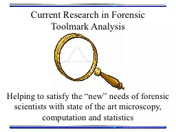 Current Research in Forensic