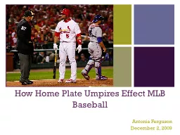 How Home Plate Umpires Effect MLB Baseball