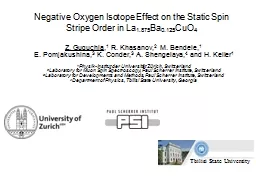 Negative Oxygen Isotope Effect on the Static Spin Stripe Or