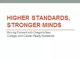 Higher Standards, Stronger Minds
