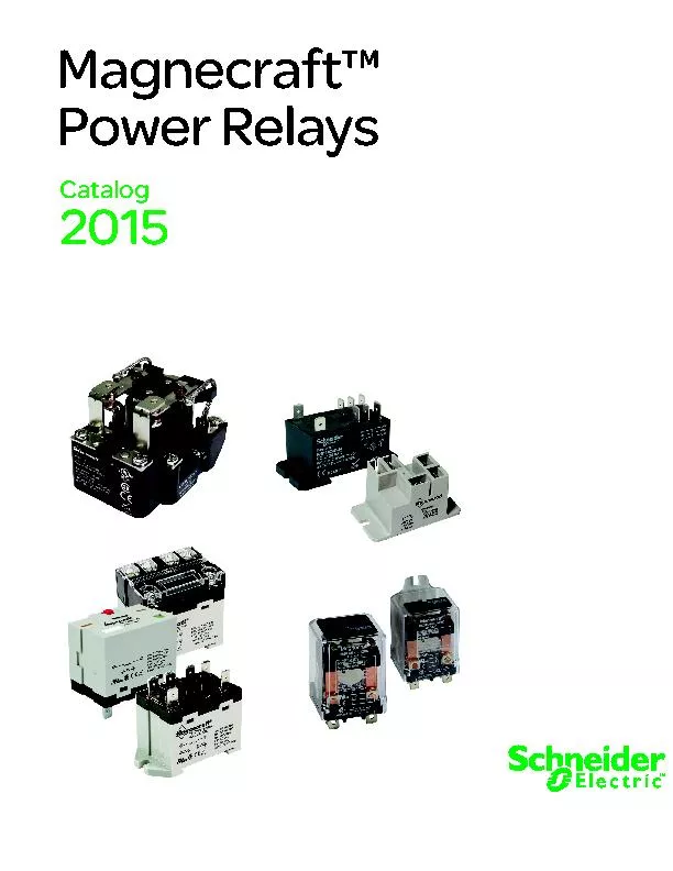 Catalog2015Magnecraft™Power Relays