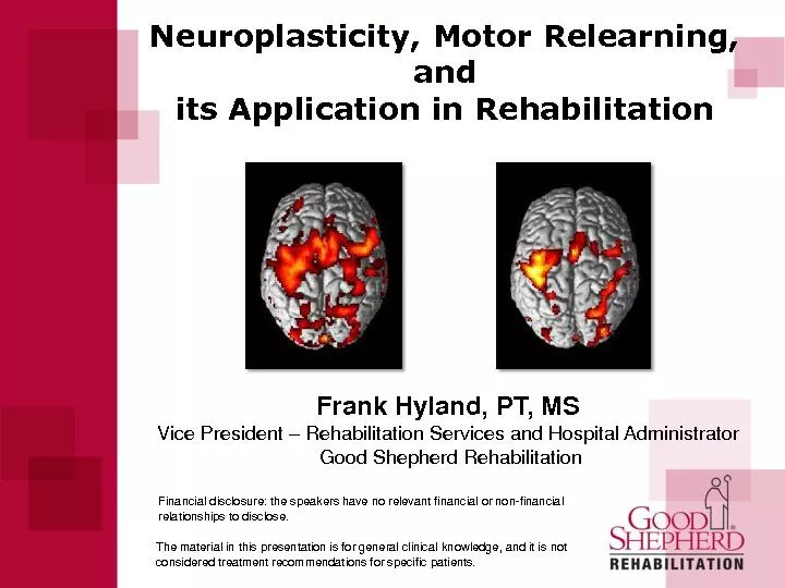 Neuroplasticity, Motor Relearning,