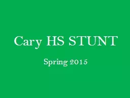 Cary HS STUNT