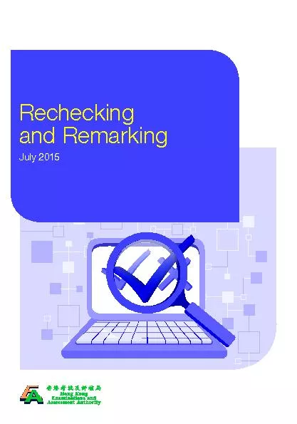 Recheckingand RemarkingJuly 2015