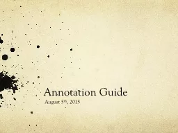 Annotation Guide