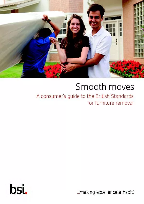 Smooth moves A consumer’s guide to the British Standards for furn
