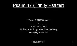 Psalm 47 (Trinity Psalter)