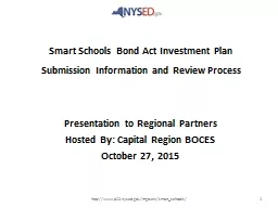 Smart Schools Bond Act Investment